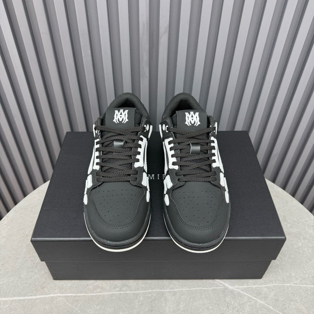 AMIRI Mint Green Paneled Low-Top Sneakers — front