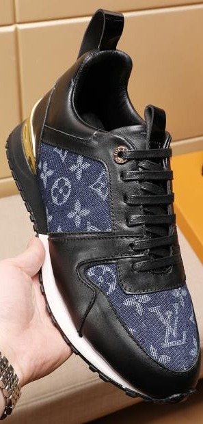 Louis Vuitton Monogram Panel Sneakers — front