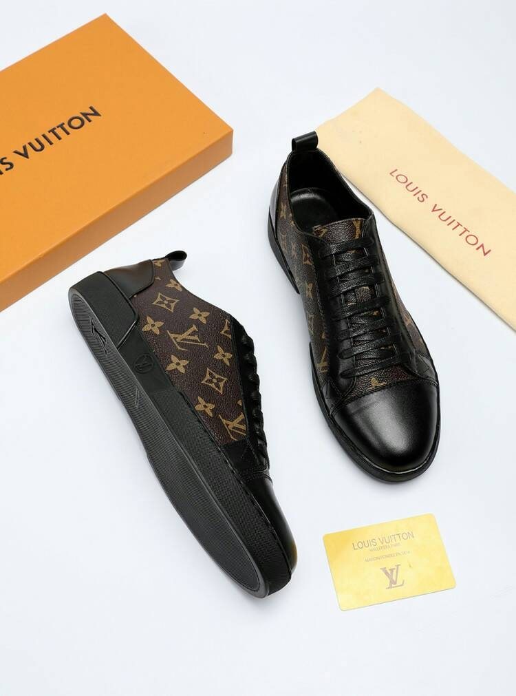 Louis Vuitton Monogram Panel Sneakers — side